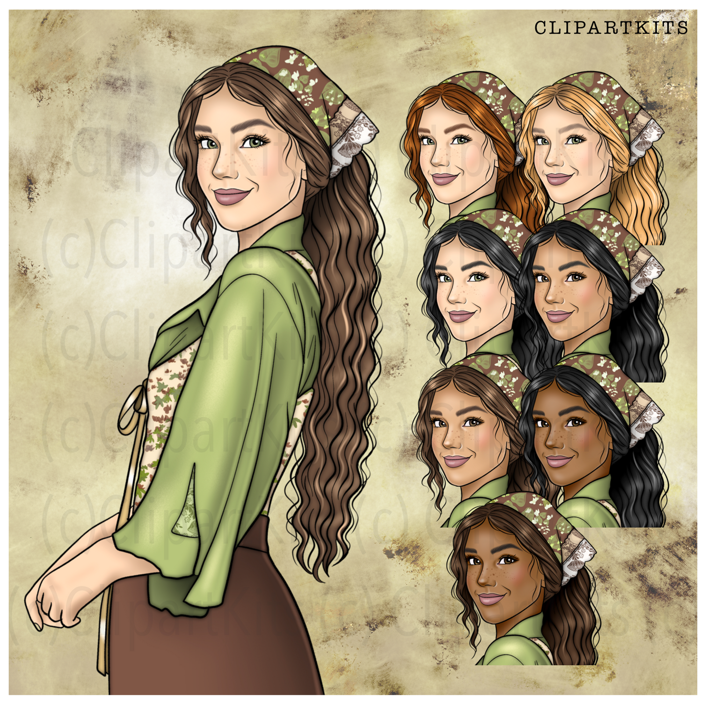 Spellbound Seedlings | Complete Clipart Set