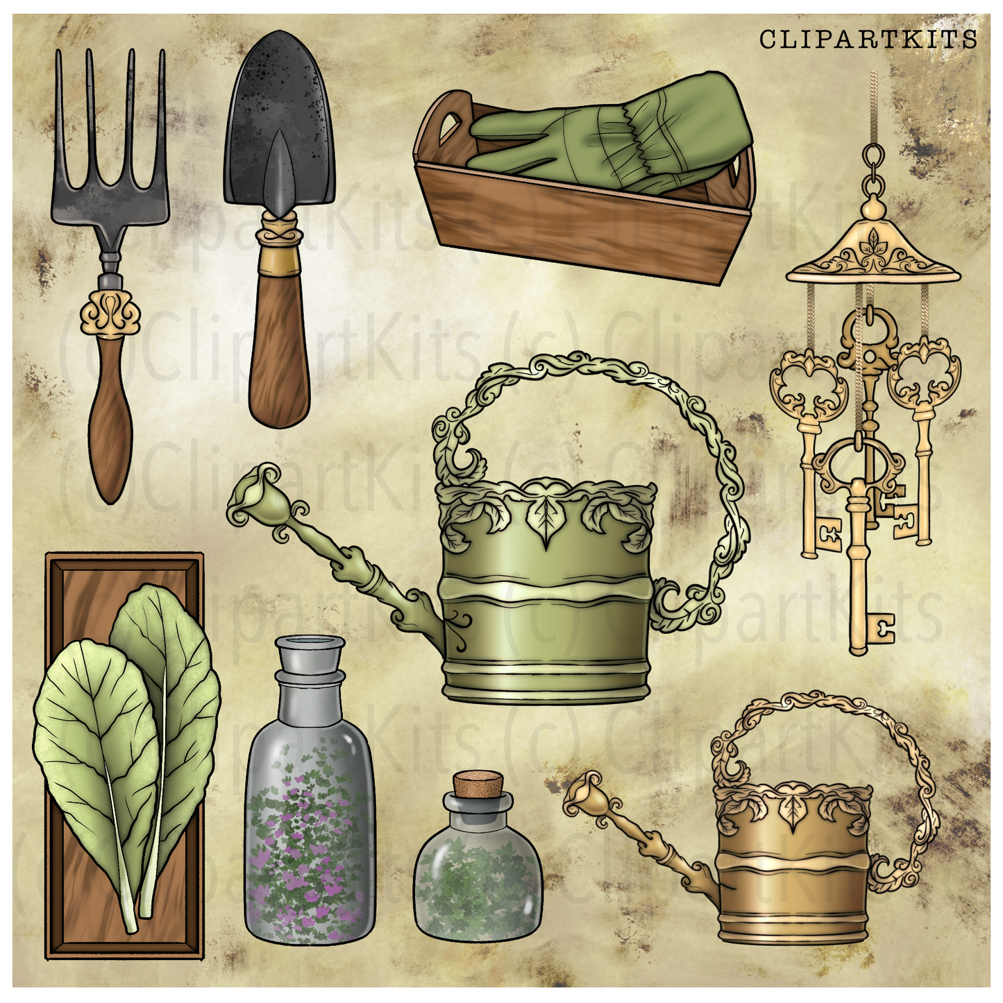 Spellbound Seedlings | Complete Clipart Set