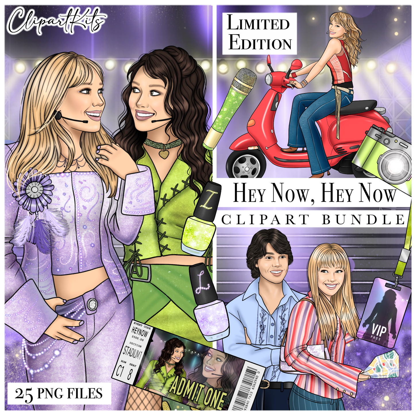 Limited Edition - Hey Now | Complete Clipart Set