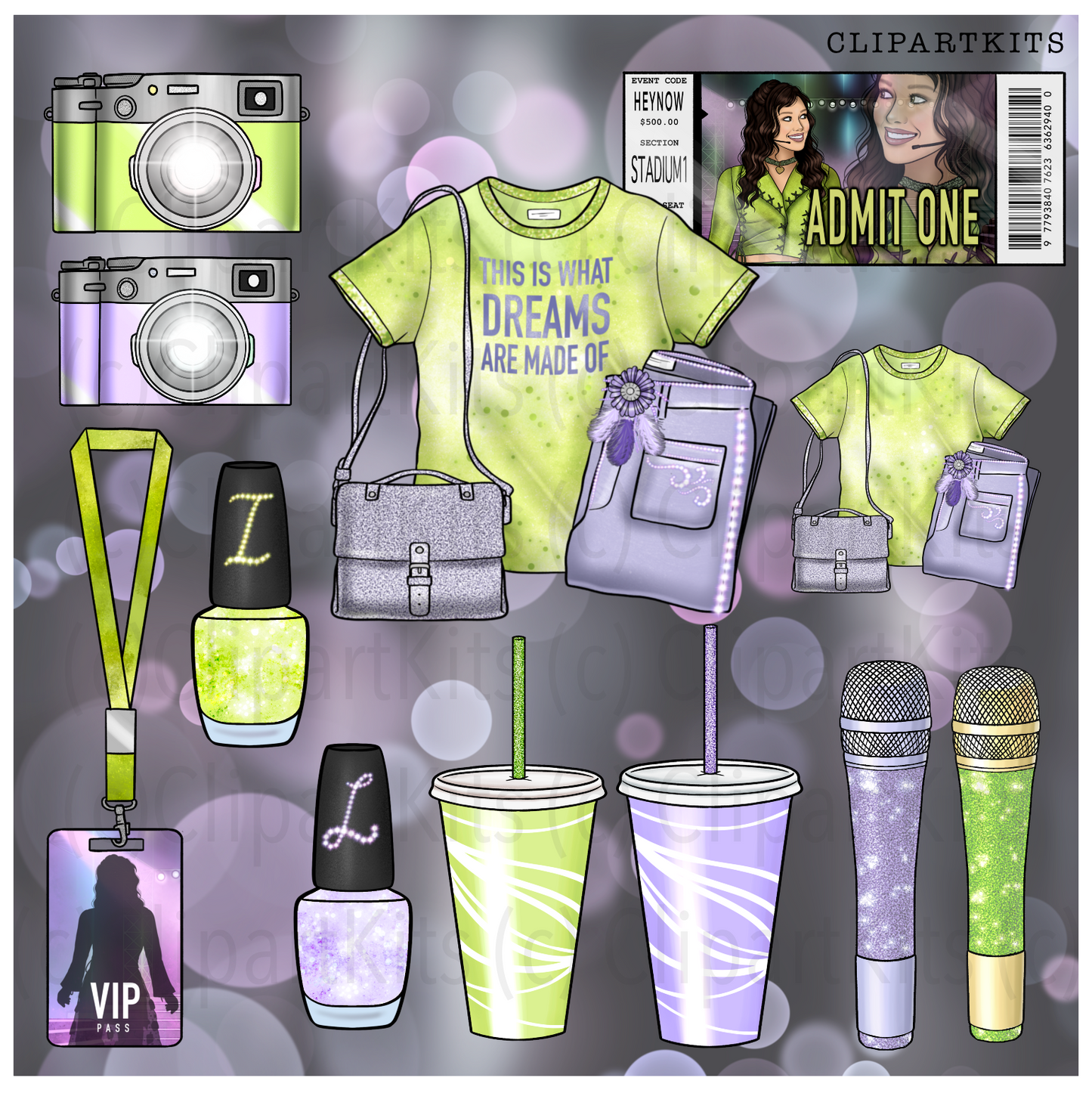 Limited Edition - Hey Now | Complete Clipart Set