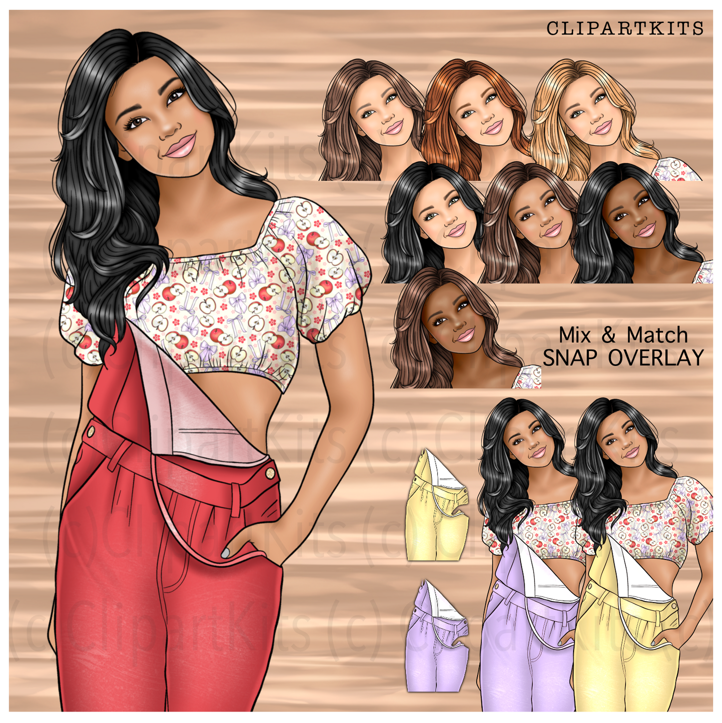 Cottage Whimsy | Complete Clipart Set