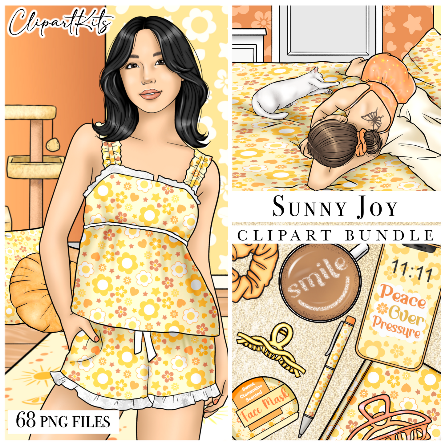 Sunny Joy | Complete Clipart Set