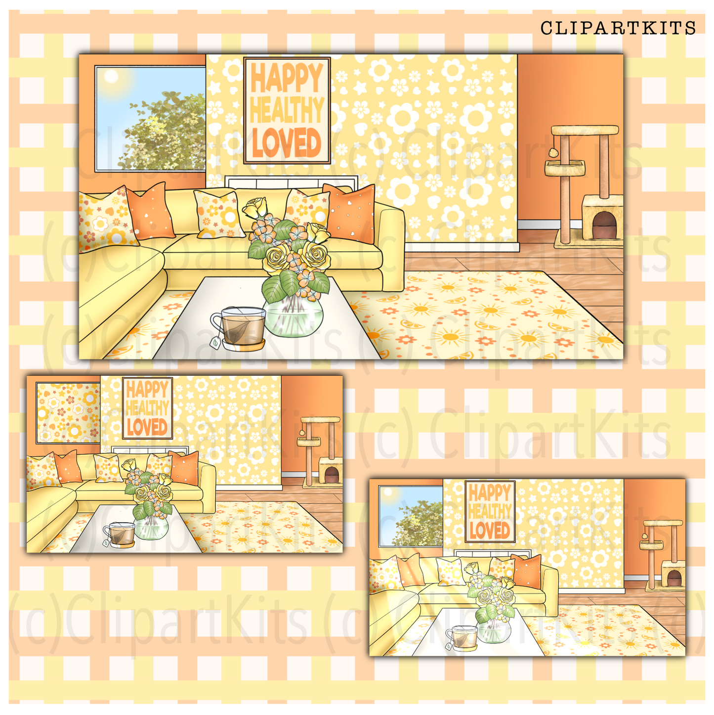 Sunny Joy | Complete Clipart Set