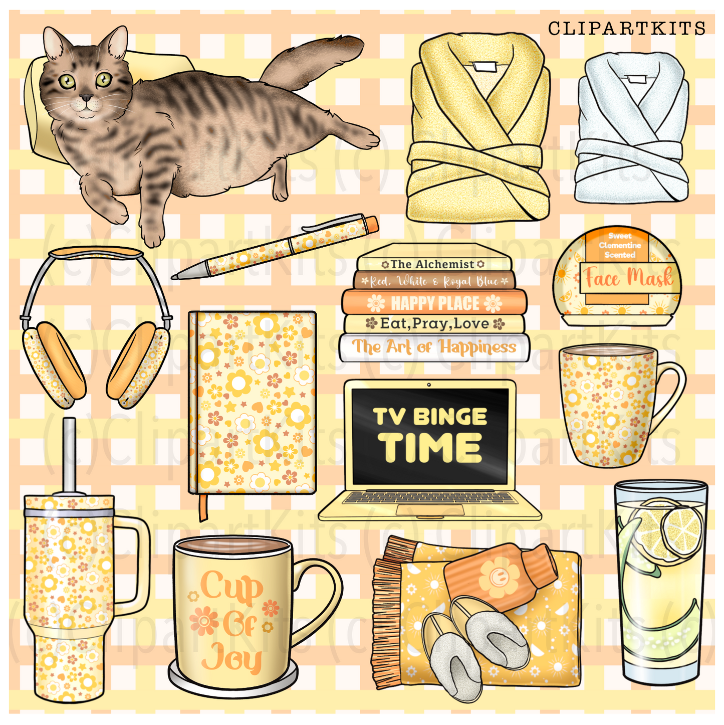 Sunny Joy | Complete Clipart Set