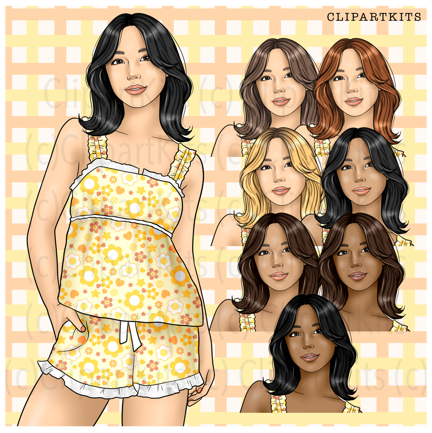 Sunny Joy | Complete Clipart Set
