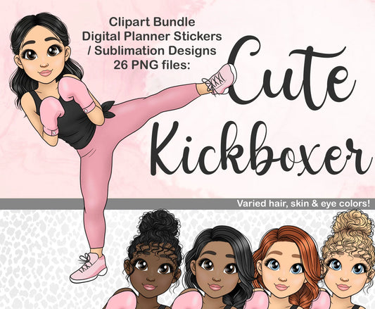 Cute Kickboxer Doll