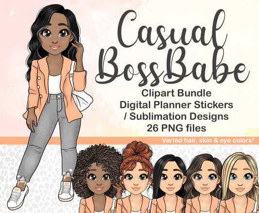 Casual Boss Babe Doll
